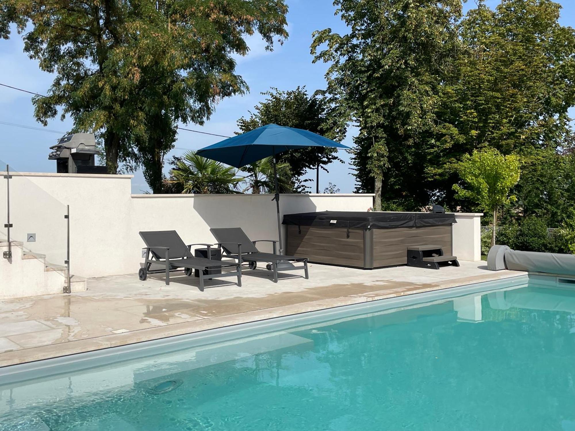 Best View, Pool And Spa On The Champagne Vineyard Saint-Thierry 외부 사진